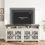 Mobile TV da 80 pollici, mobile TV Mid Century Modern con luci a LED e contenitore - 65 pollici