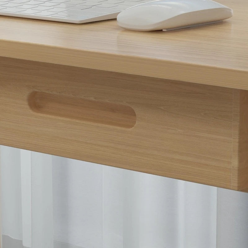 Scrivania in legno da 120 cm con 2 cassetti - 4 colori