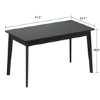 Scrivania in legno da 120 cm con 2 cassetti - 4 colori
