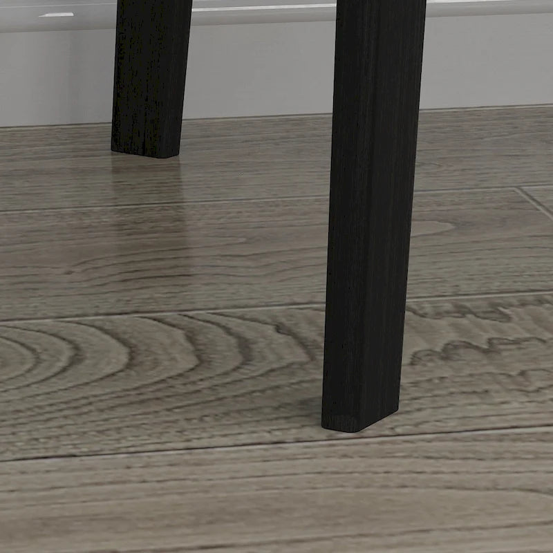Scrivania in legno da 120 cm con 2 cassetti - 4 colori