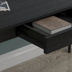 Scrivania in legno da 120 cm con 2 cassetti - 4 colori