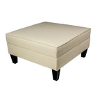Pouf Madison Squared imbottito con bordino e di dimensioni Oversize
