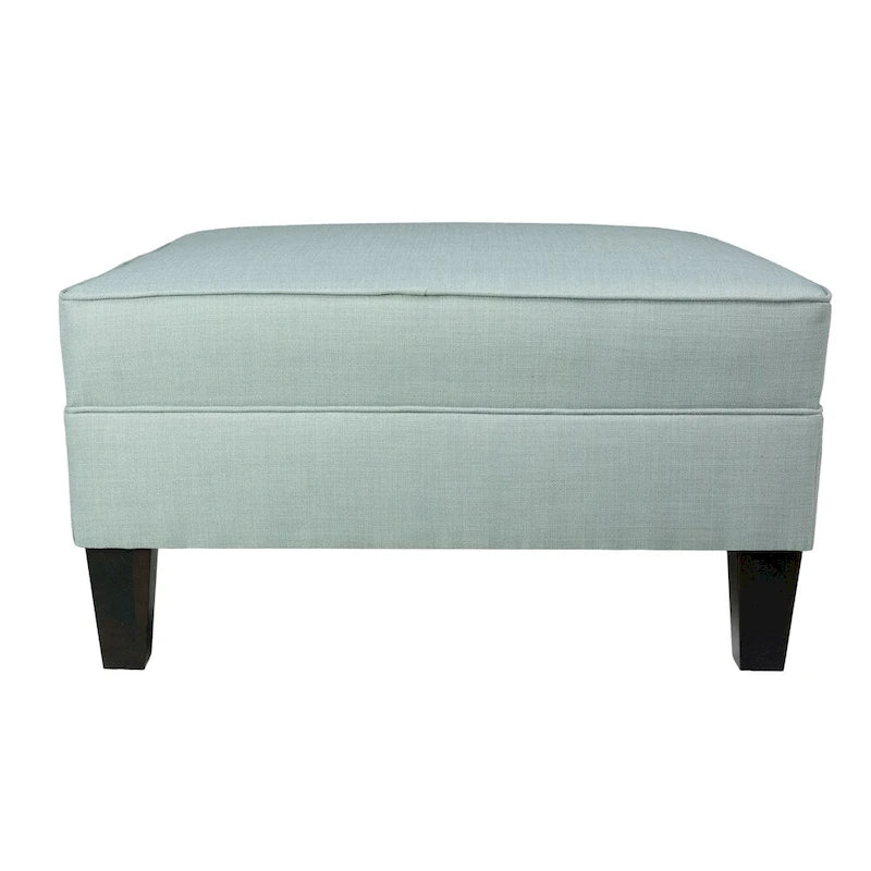 Pouf Madison Squared imbottito con bordino e di dimensioni Oversize