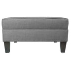 Pouf Madison Squared imbottito con bordino e di dimensioni Oversize