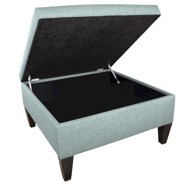 Pouf Madison Squared imbottito con bordino e di dimensioni Oversize