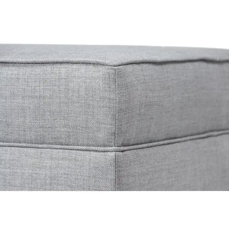 Pouf Madison Squared imbottito con bordino e di dimensioni Oversize