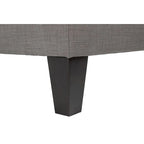 Pouf Madison Squared imbottito con bordino e di dimensioni Oversize