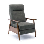 Poltrona reclinabile Sloan Wood con schienale a spinta