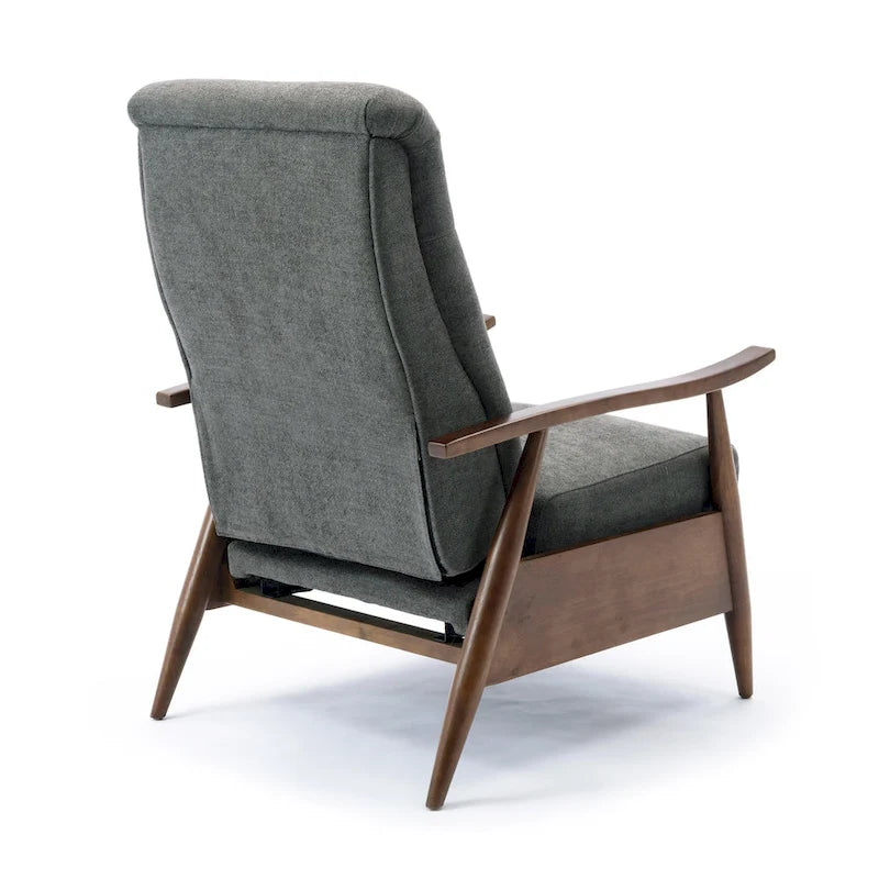 Poltrona reclinabile Sloan Wood con schienale a spinta