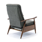 Poltrona reclinabile Sloan Wood con schienale a spinta