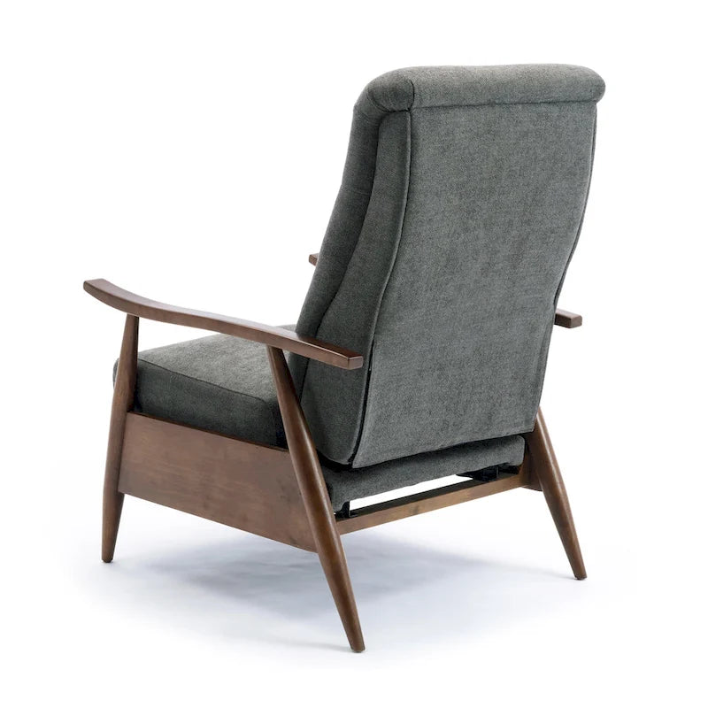 Poltrona reclinabile Sloan Wood con schienale a spinta