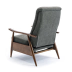 Poltrona reclinabile Sloan Wood con schienale a spinta