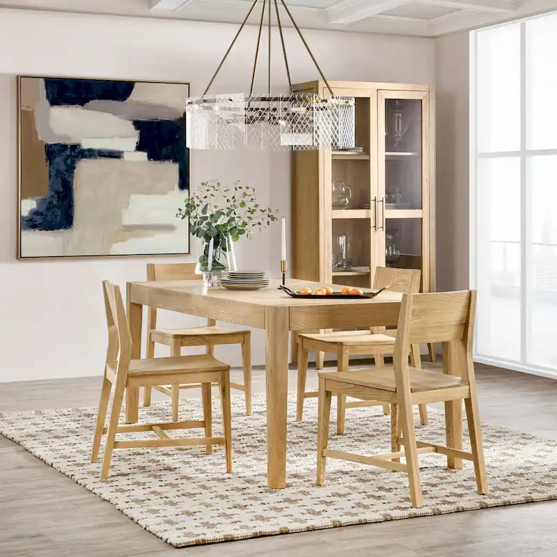 Beechgrove 72 Dining Table in Natural Brown by  - 72Wx38Dx30H