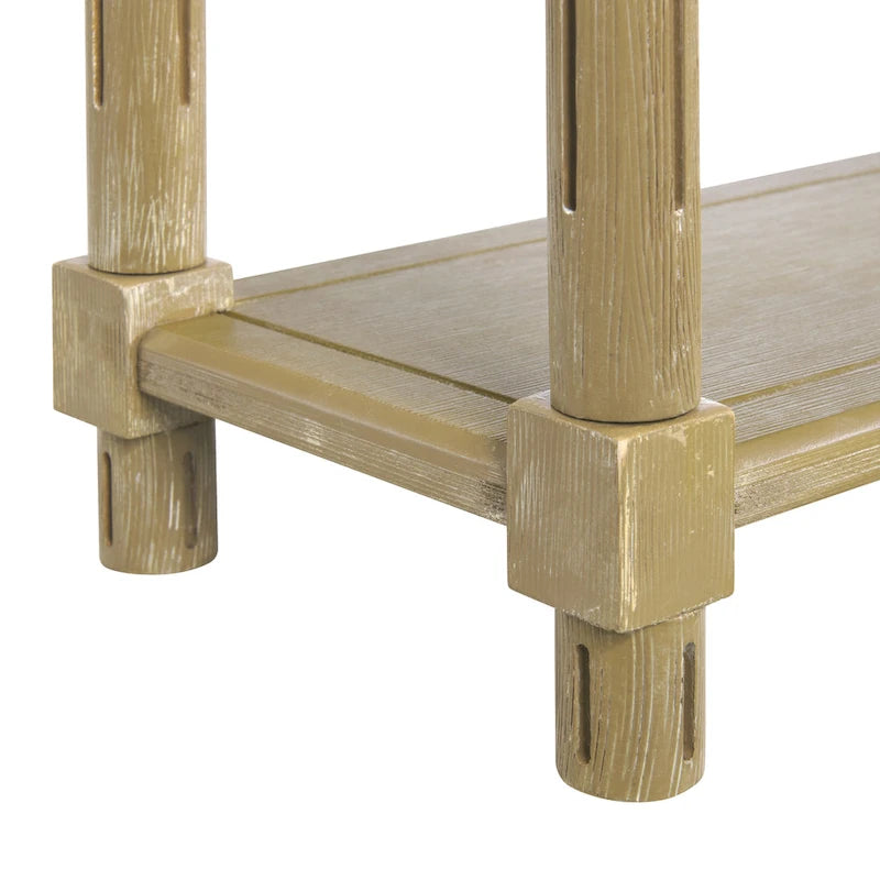 Tavolini Harrison stretti, set da 2, rovere anticato