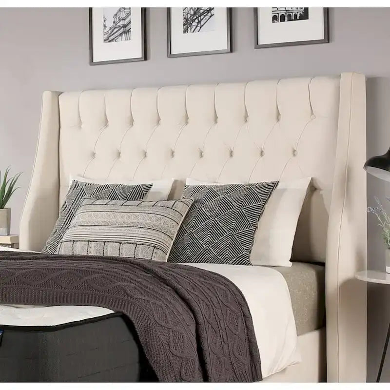 Letto contenitore imbottito a piattaforma Oxford Mammoth con 2 cassetti