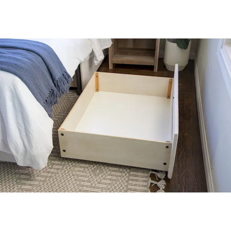 Letto contenitore imbottito a piattaforma Oxford Mammoth con 2 cassetti