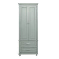 Armadio Alto con Due Cassetti per Bagno/Ufficio