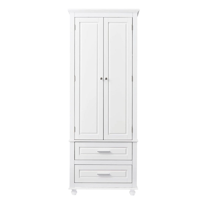 Armadio Alto con Due Cassetti per Bagno/Ufficio
