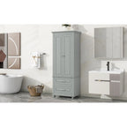 Armadio Alto con Due Cassetti per Bagno/Ufficio