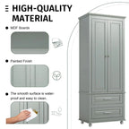 Armadio Alto con Due Cassetti per Bagno/Ufficio