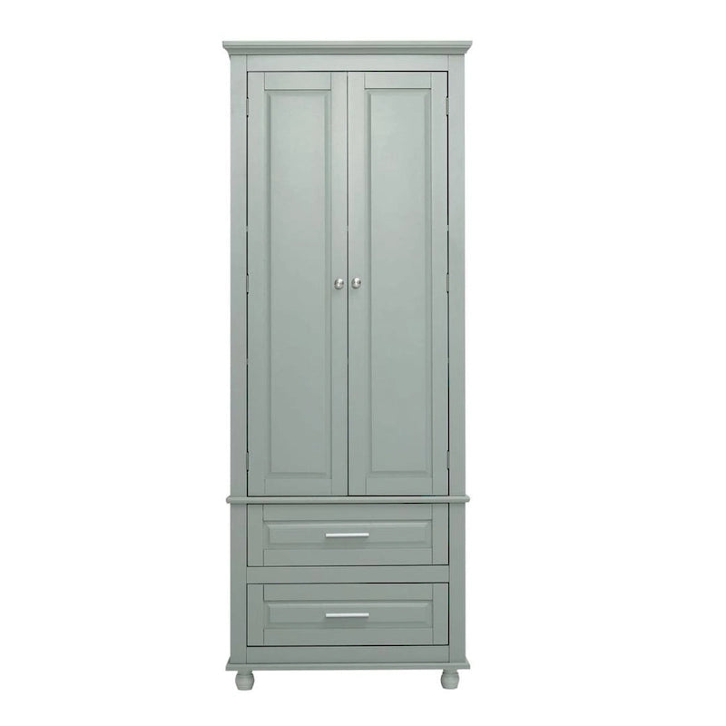 Armadio Alto con Due Cassetti per Bagno/Ufficio