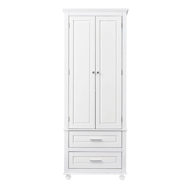 Armadio Alto con Due Cassetti per Bagno/Ufficio