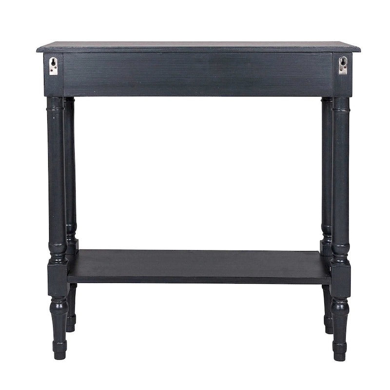 Consolle in legno con cassetto di
