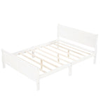 Letto a slitta con struttura in legno singolo/matrimoniale/queen size con pediera