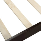 Letto a slitta con struttura in legno singolo/matrimoniale/queen size con pediera