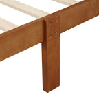 Letto a slitta con struttura in legno singolo/matrimoniale/queen size con pediera