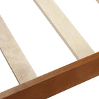 Letto a slitta con struttura in legno singolo/matrimoniale/queen size con pediera