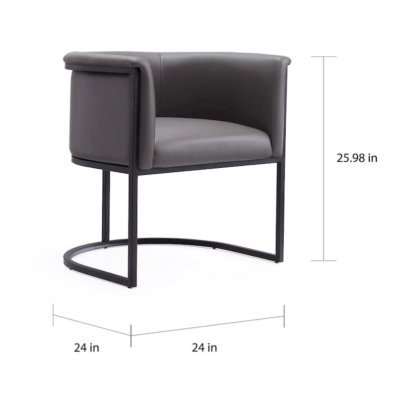 Sedia da pranzo Bali stile industriale Mid-Century Modern Art-Deco