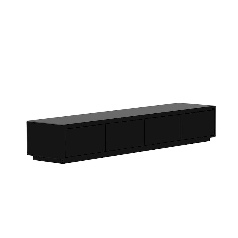 Mobile TV/Console Illuminato Bianco Laccato Lucido