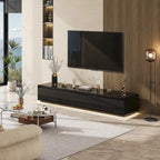 Mobile TV/Console Illuminato Bianco Laccato Lucido