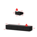 Mobile TV/Console Illuminato Bianco Laccato Lucido