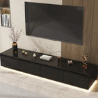Mobile TV/Console Illuminato Bianco Laccato Lucido